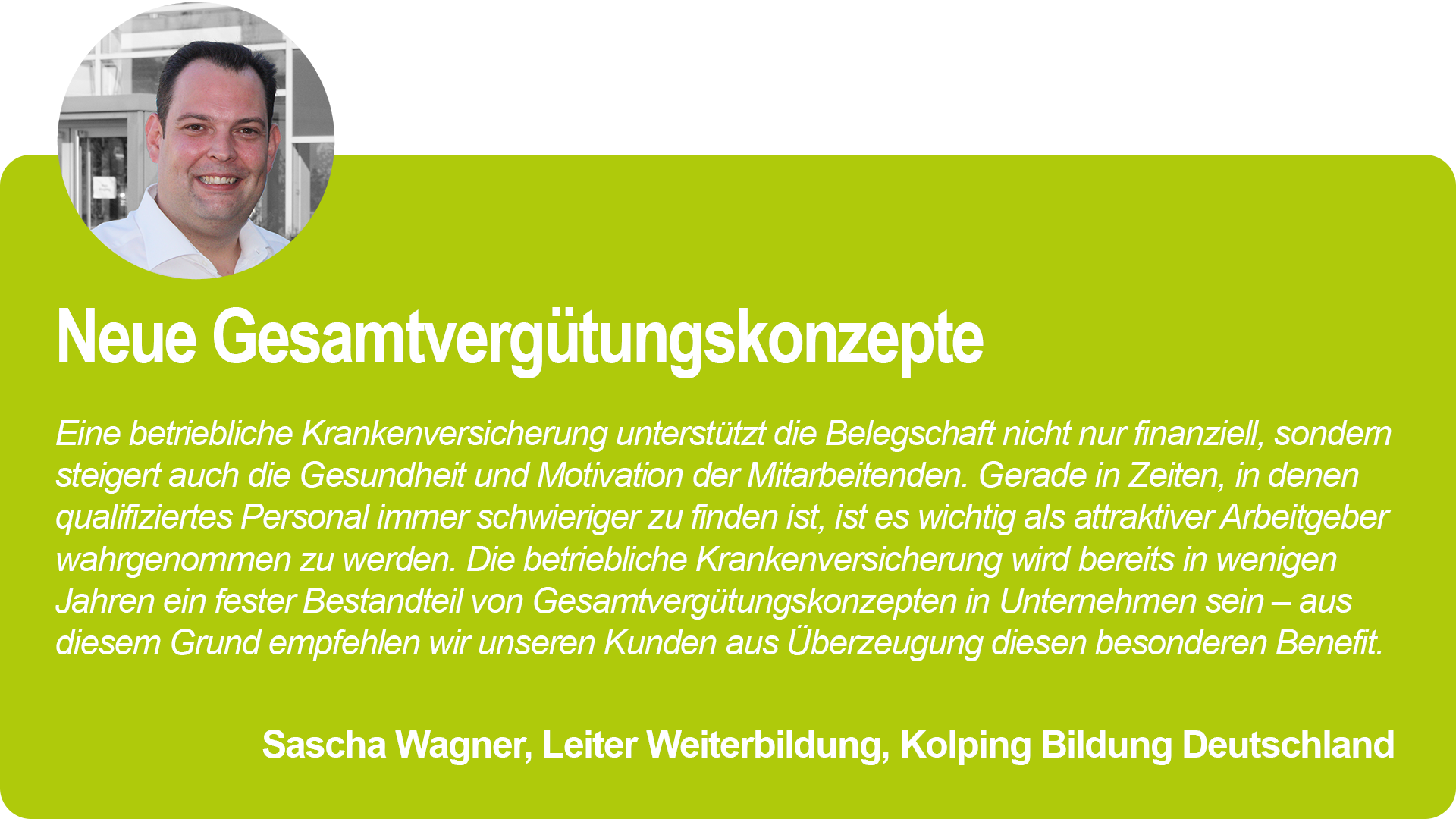 Sascha Wagner - Referenz BKVital